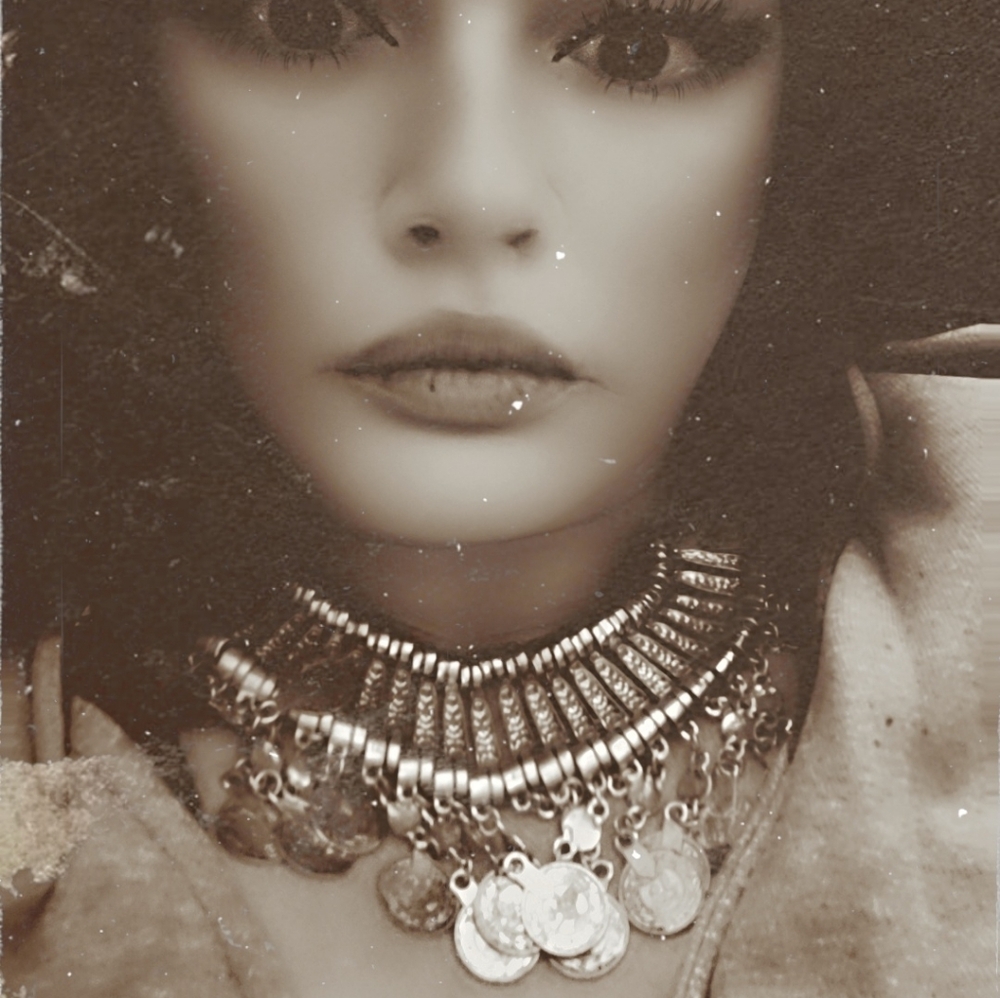 Silver Coins Bohemian Chunky Necklace
